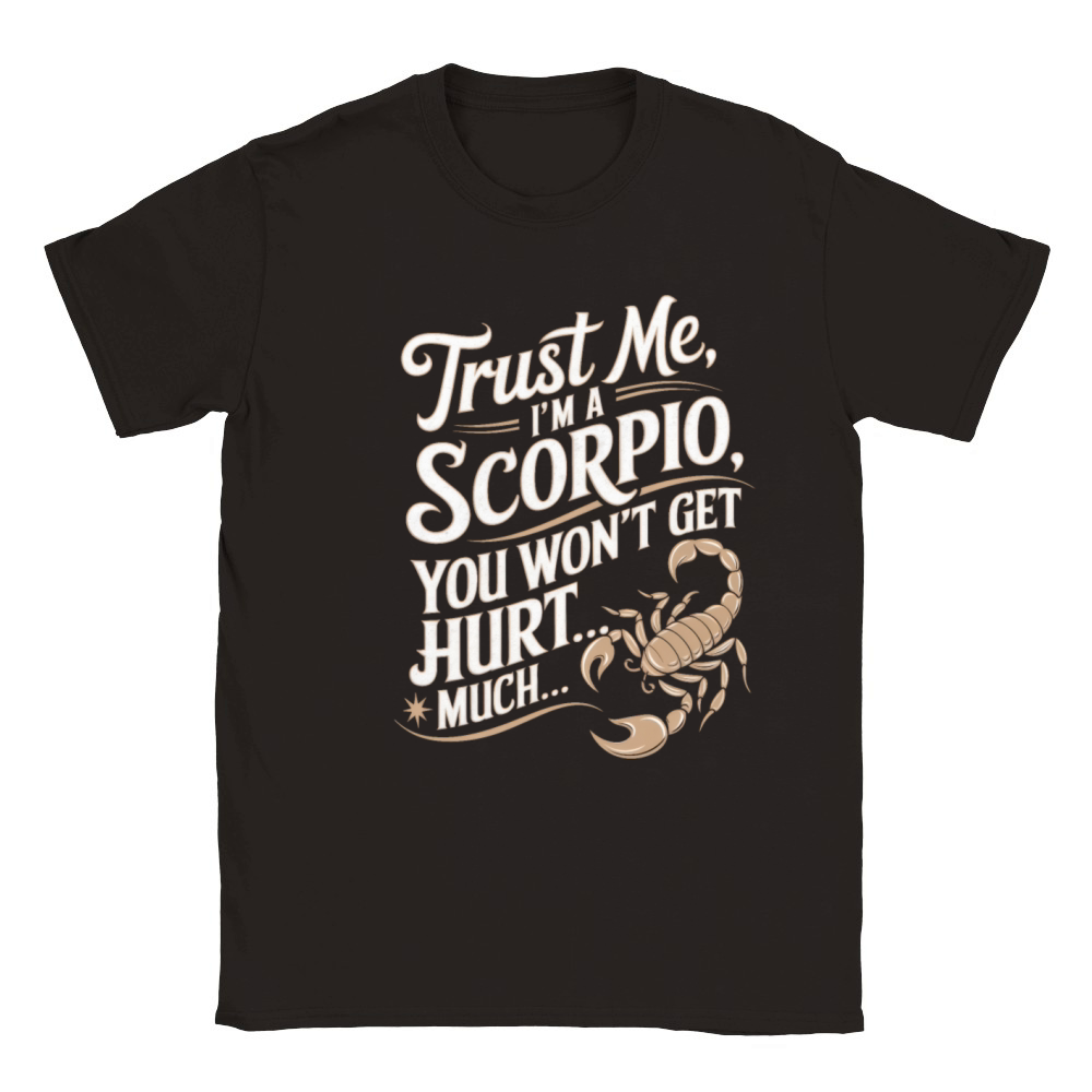 Scorpio Funny Quote Classic Kids Crewneck T-shirt