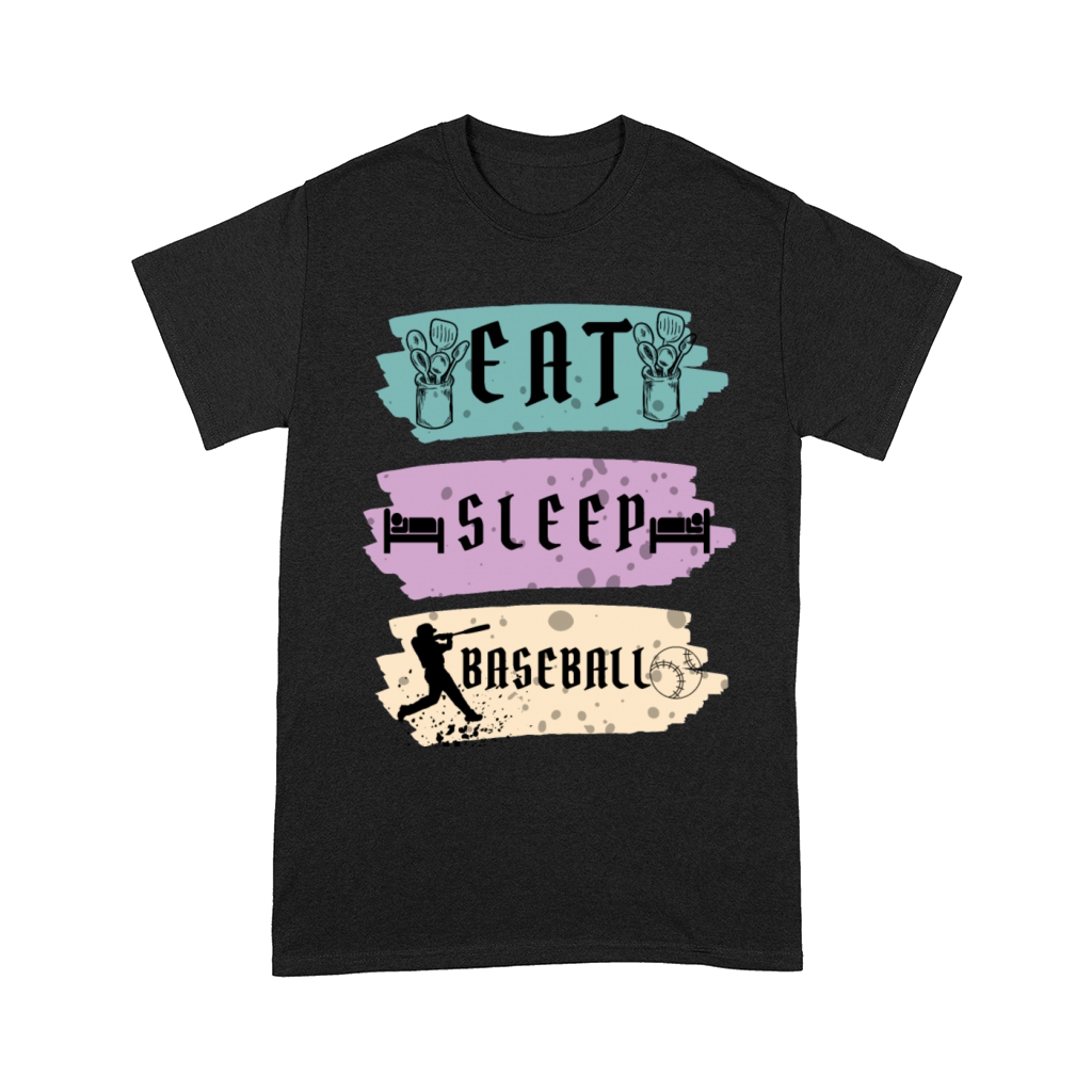 Eat Sleep Baseball Baseball Player Funny Baseball Comfort T-shirt