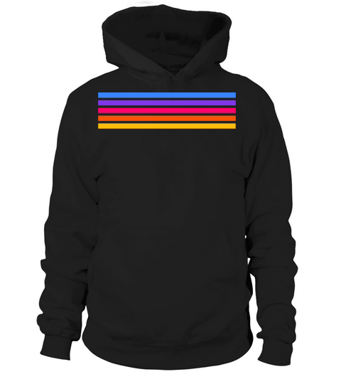 Retro stripe design with vintage vibe Hoodie Unisex