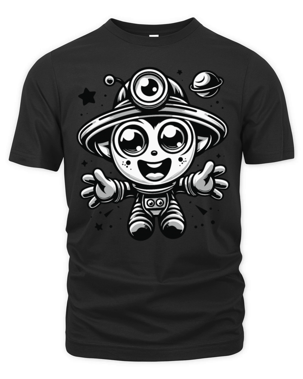 Cute Explorer Organic Unisex T-shirt