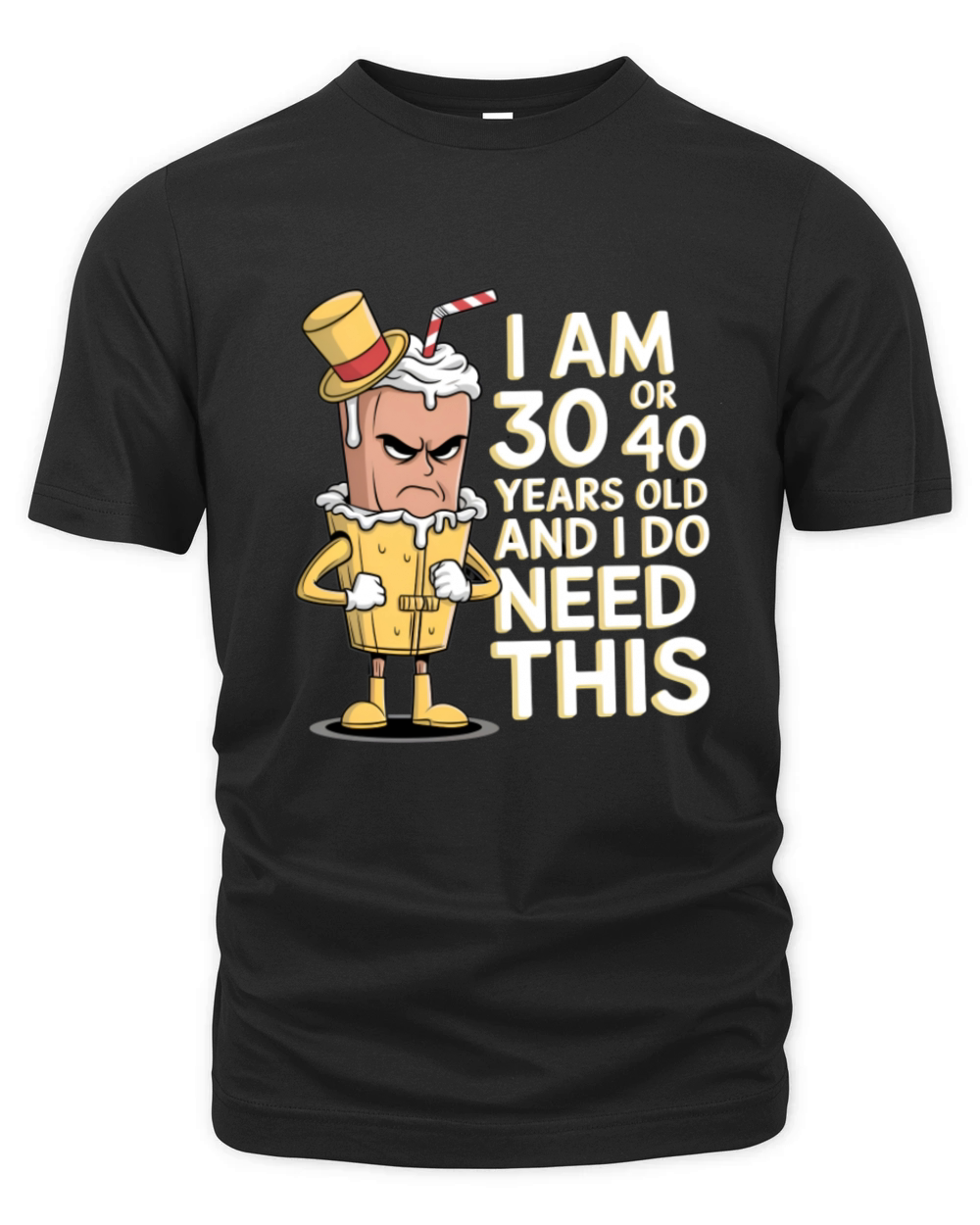 Master Shake 30 or 40 years old funny adult saying Organic Unisex T-shirt