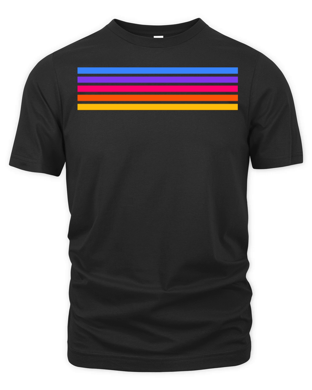 Retro stripe design with vintage vibe Organic Unisex T-shirt
