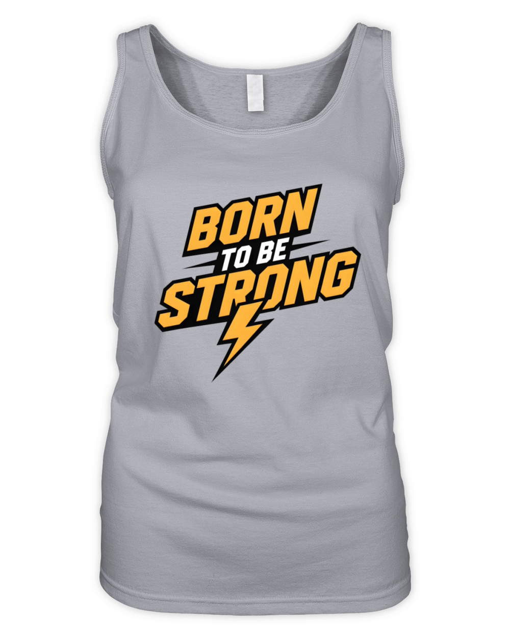 Born to be strong 1 Organic Women's Tank Top