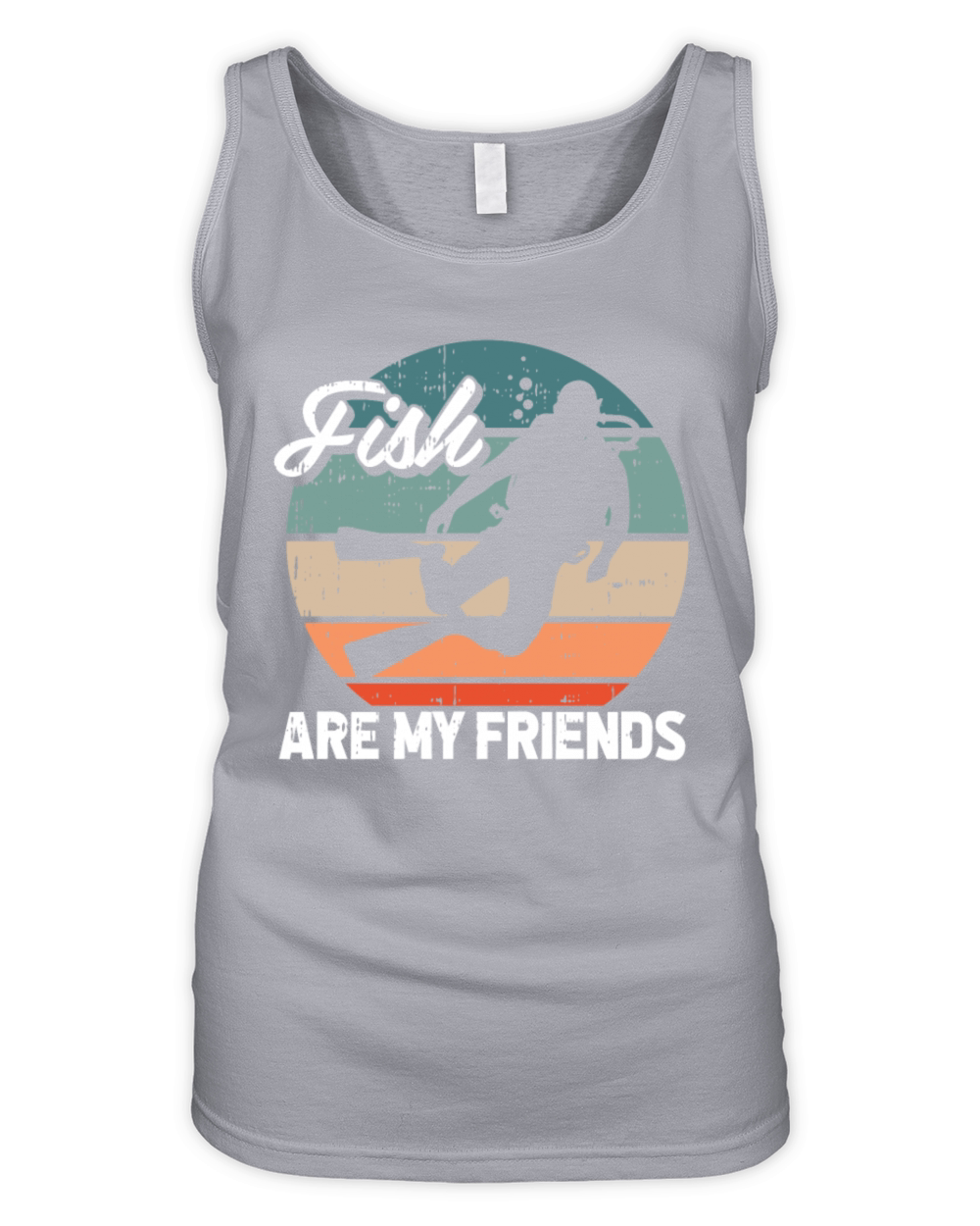 Fish Are My Friends Organic Women's Tank Top