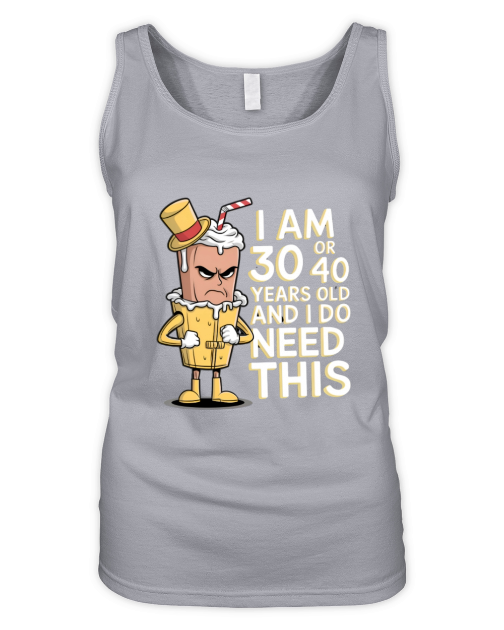 Master Shake 30 or 40 years old funny adult saying Organic Women's Tank Top