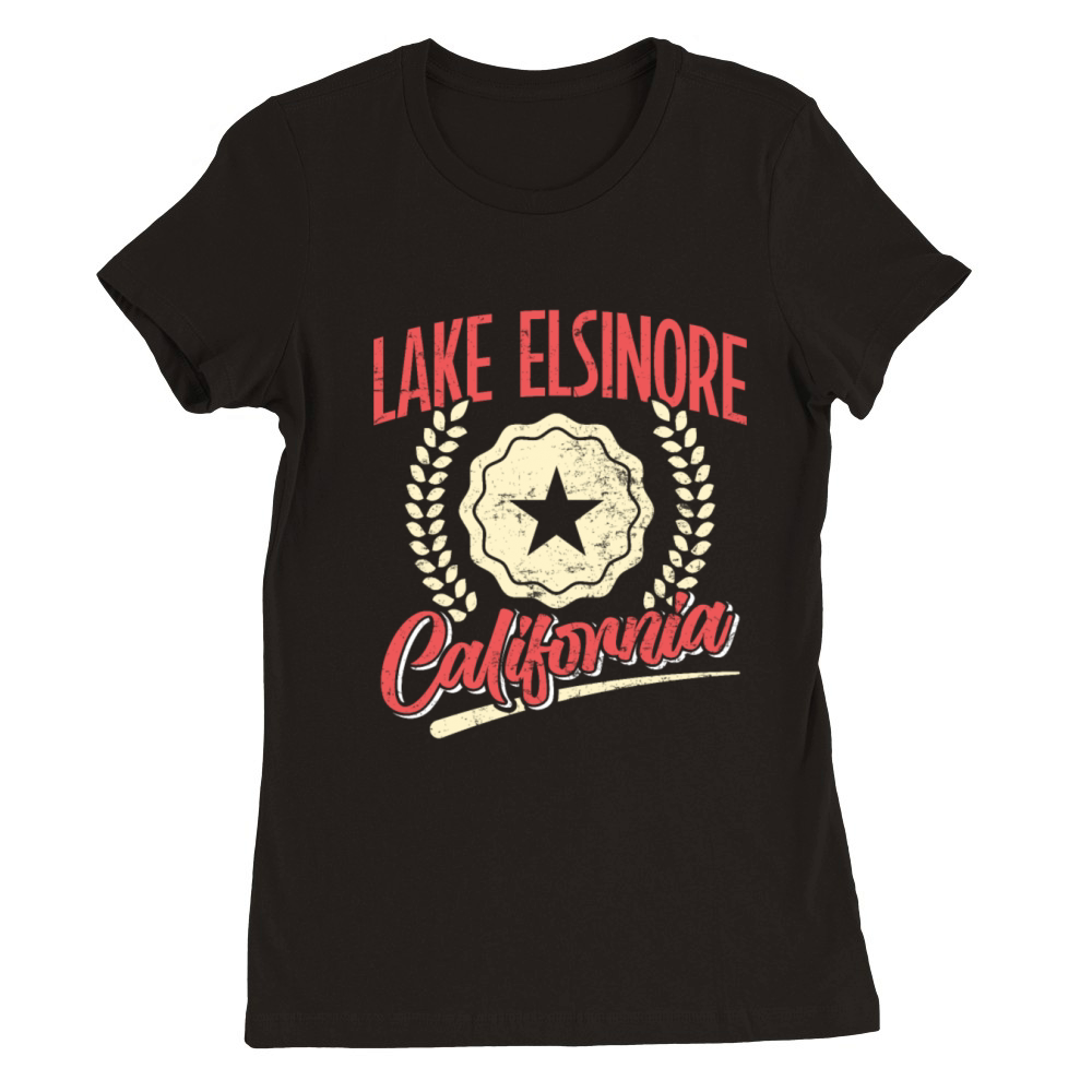 LAKE ELSINORE CALIFORNIA Nevada Lake Elsinore Premium Womens Crewneck T-shirt