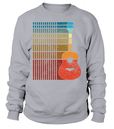 70s Retro Vintage Guitar Music Sweatshirt Unisex