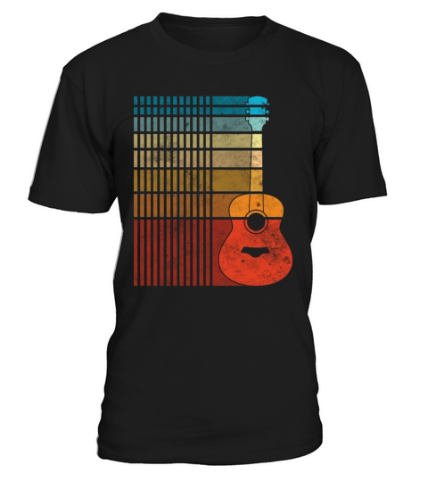70s Retro Vintage Guitar Music T-Shirt Unisex