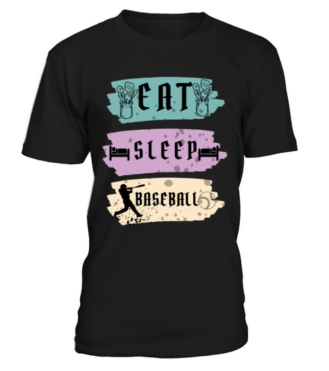 Eat Sleep Baseball Baseball Player Funny Baseball T-Shirt Unisex