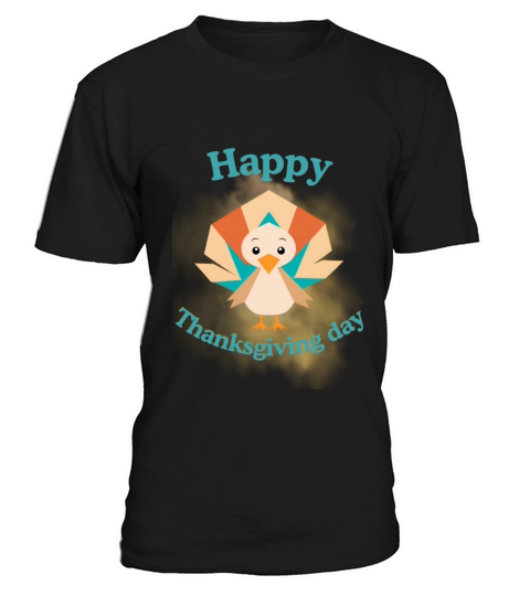Happy thanksgiving day Origami T-Shirt Unisex