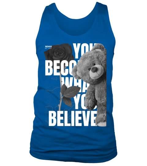Bear Design T-Shirt Tank Top Unisex