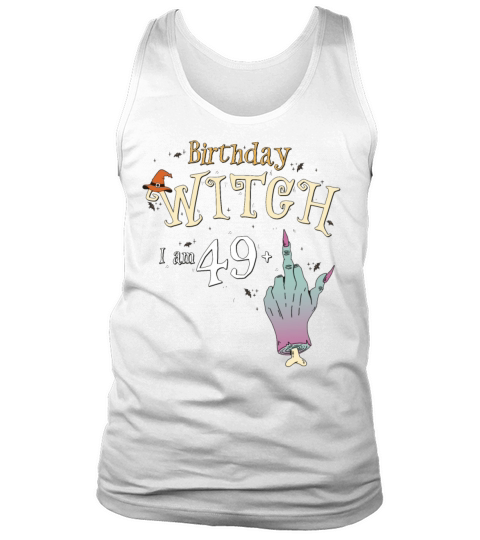 Witch Funny Halloween HallowQueen 50th Birthday Tank Top Unisex