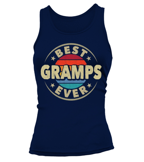 Best Gramps Ever Retro Vintage Grandad Fathers Day Tank top Woman