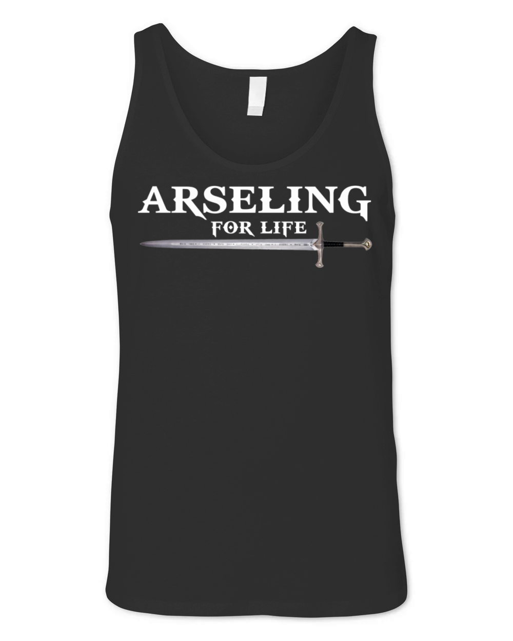 Arseling For Life Vintage Sword Kingdom Life Unisex Jersey Tank