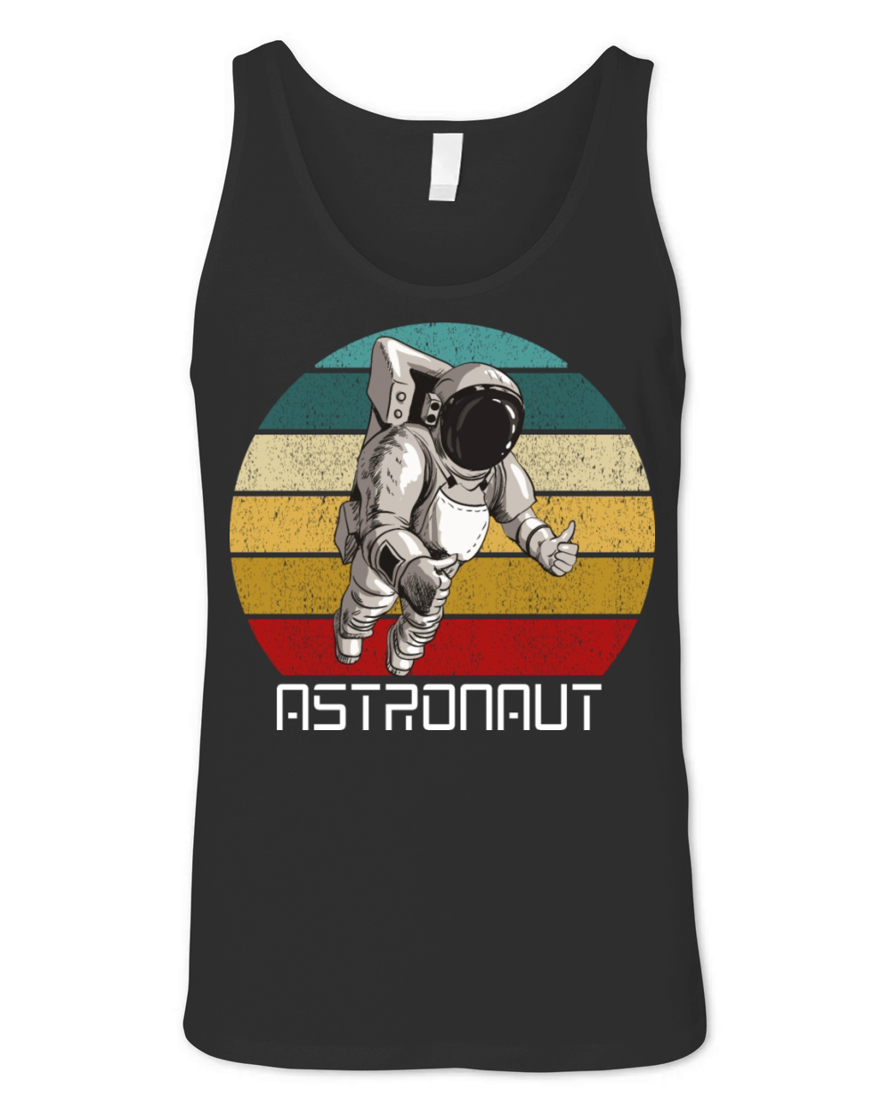 Astronaut Stargazers Space Lover Retro Vintage Unisex Jersey Tank
