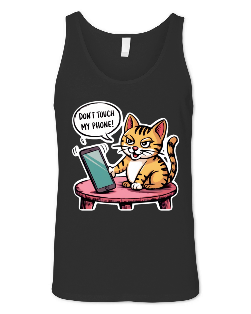 DONT TOUCH MY PHONE PLEASE Unisex Jersey Tank