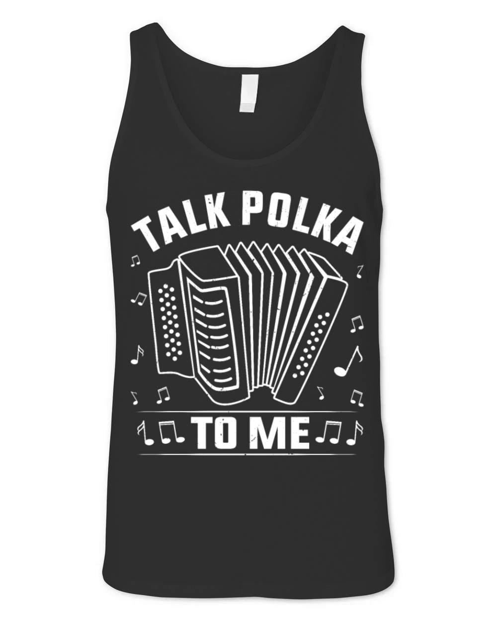 Funny Polka Dance Design for a Polka Muscian Unisex Jersey Tank