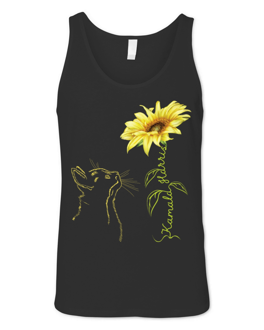 Kamala Harris For President 2024 Sunflower Vintage Unisex Jersey Tank