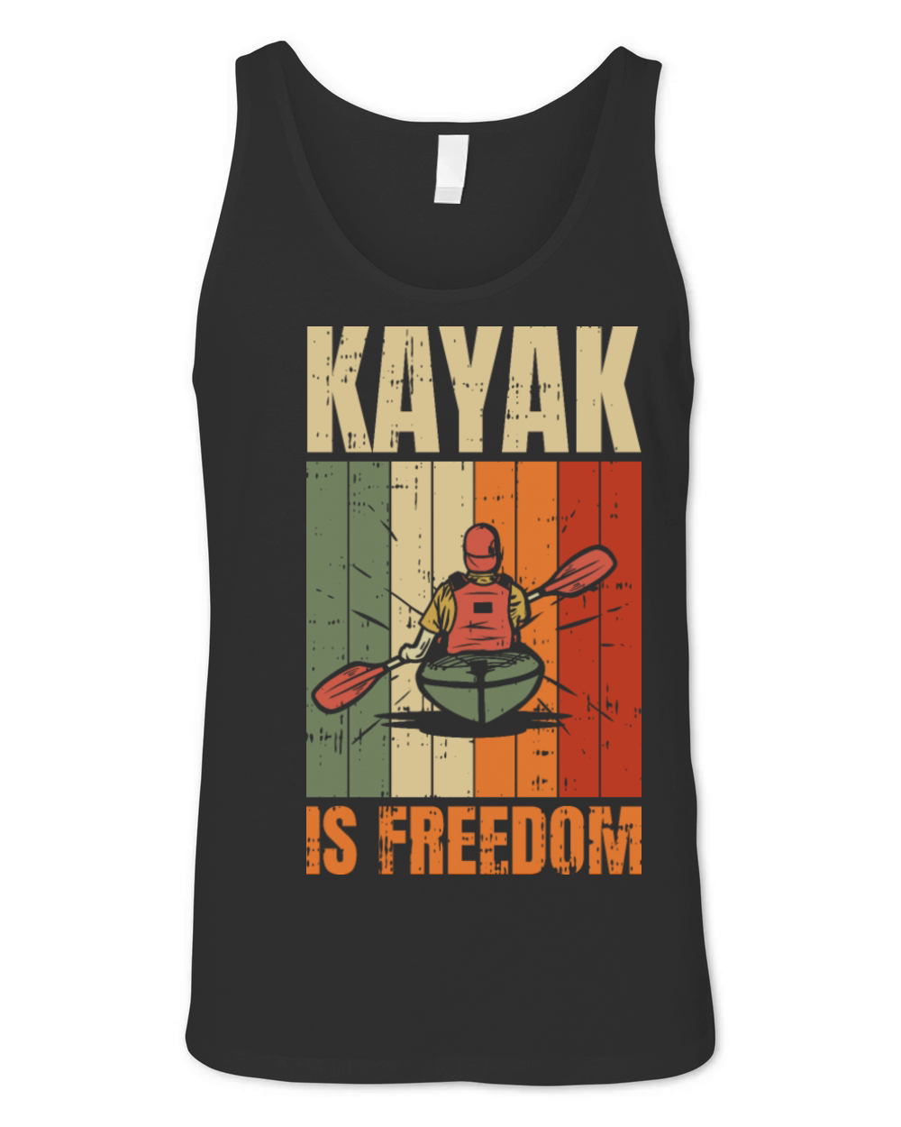 Kayak is Freedom Unisex Jersey Tank
