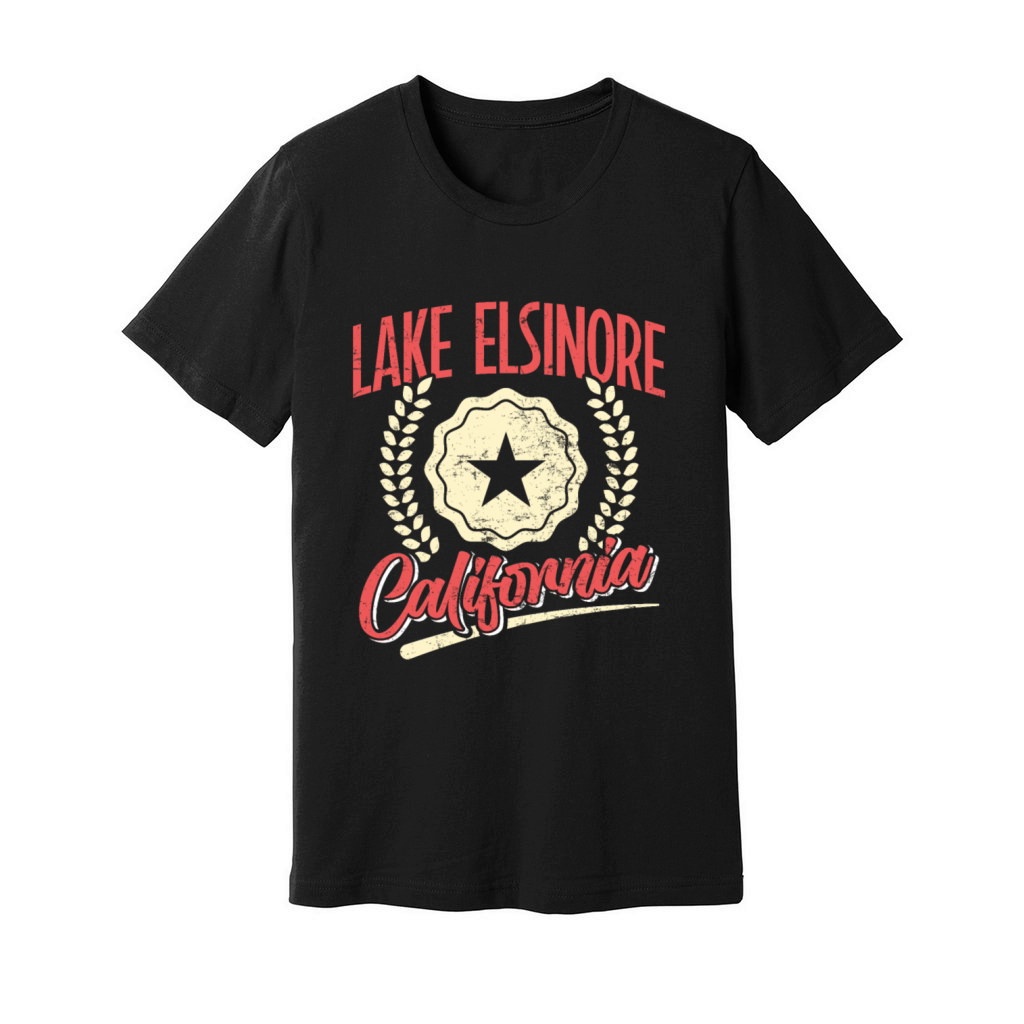 LAKE ELSINORE CALIFORNIA Nevada Lake Elsinore Unisex Jersey Tee