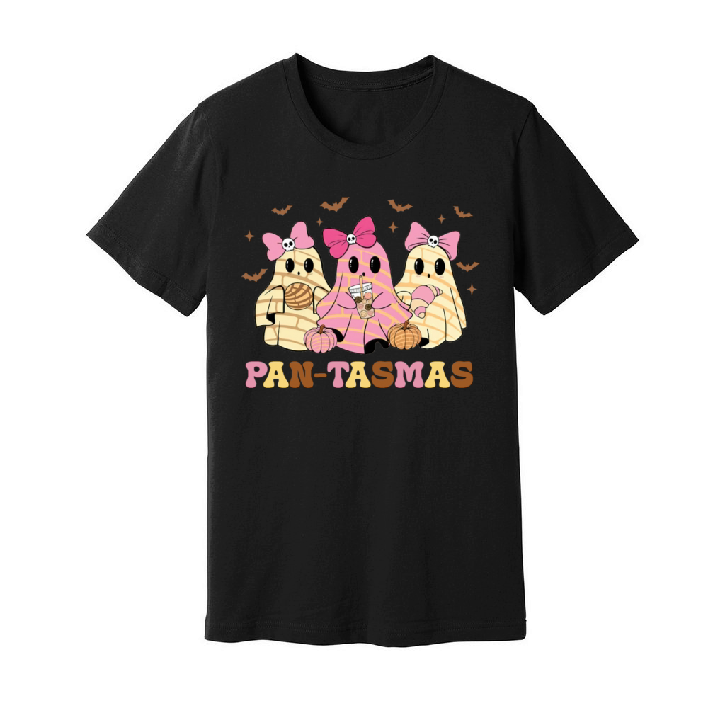 Pan-Tasmas Mexican Ghost Funny Cute Halloween Unisex Jersey Tee
