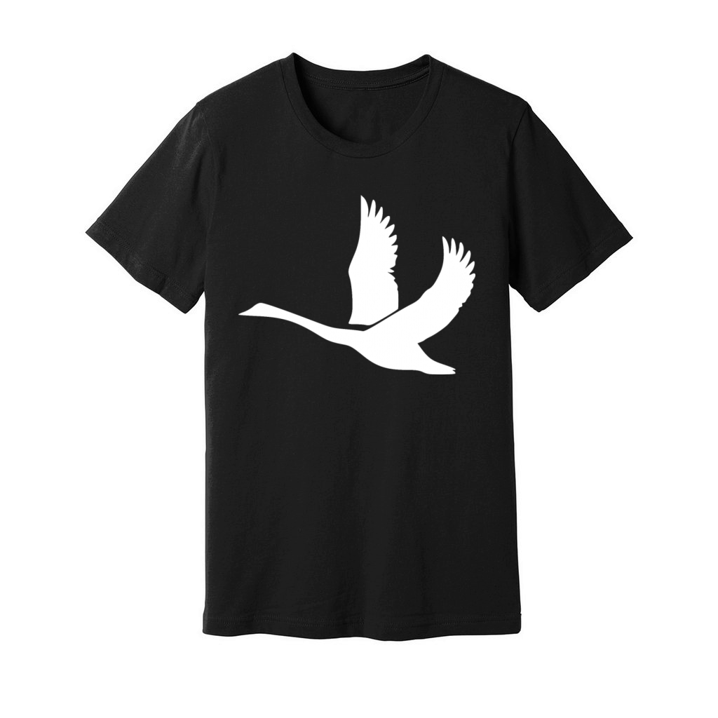 Swan With Mighty Wings Unisex Jersey Tee