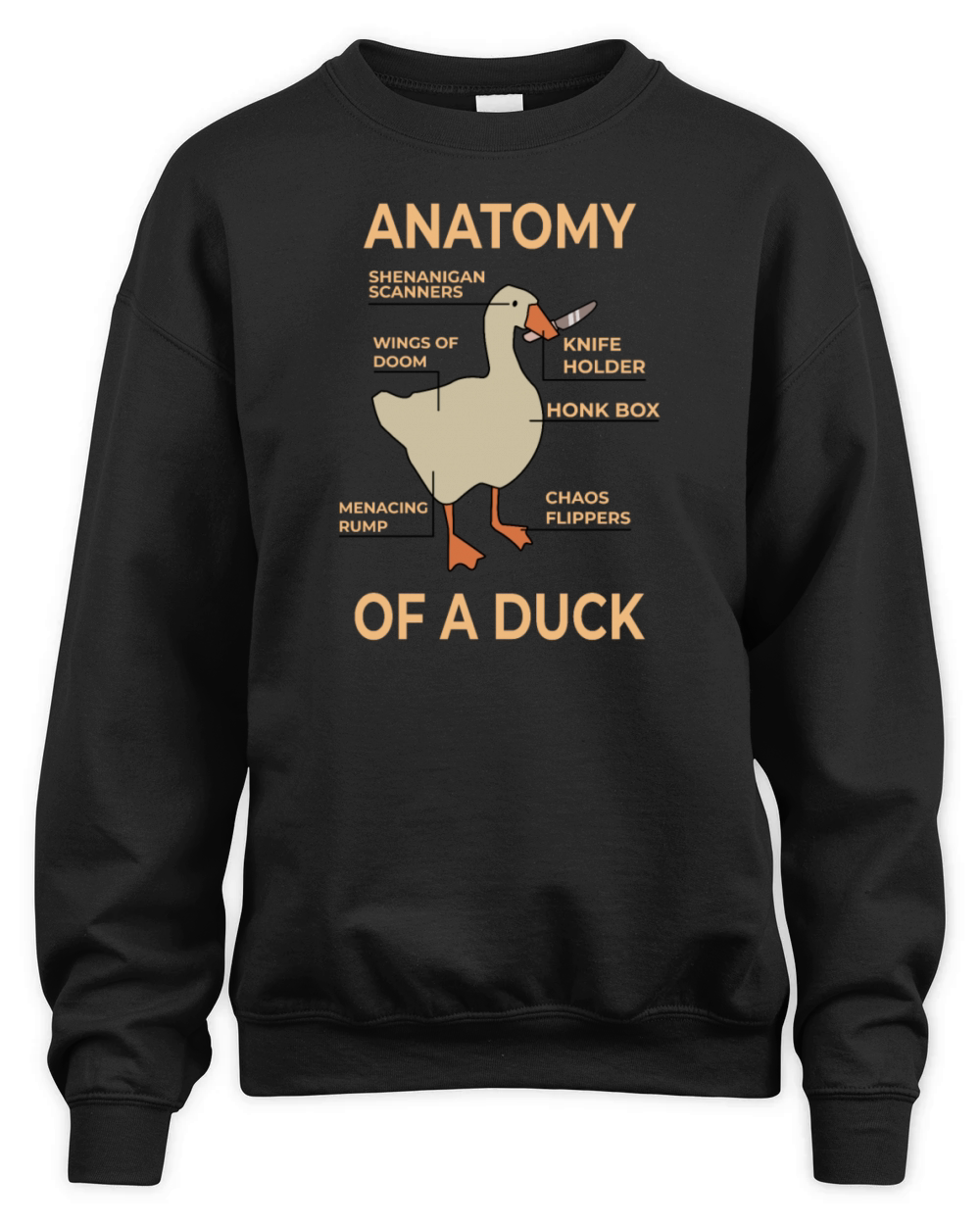 Anatomy Of A Duck Unisex Premium Crewneck Sweatshirt