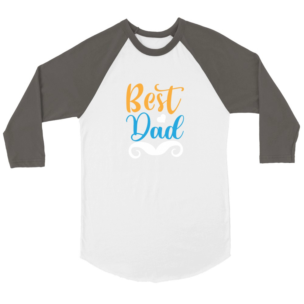 Best Dad Gift For Fathers Day Unisex ¾ sleeve Raglan T-shirt