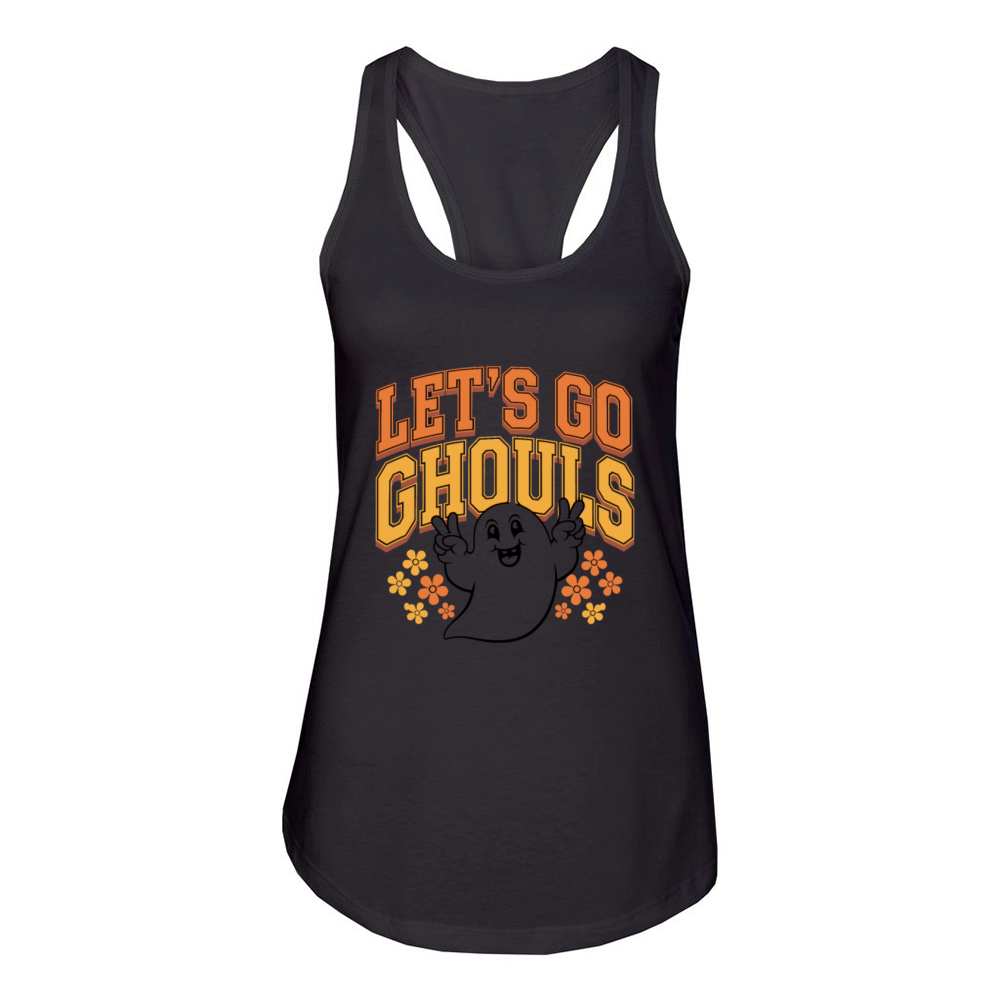 Lets Go Ghouls Women's Racerback Tank