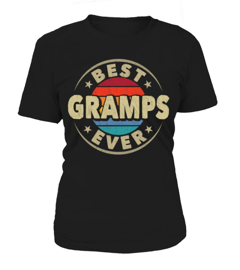 Best Gramps Ever Retro Vintage Grandad Fathers Day Women's T-Shirt