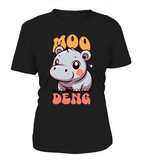 Moo Deng Cute Pygmy Baby Hippo Women's T-Shirt