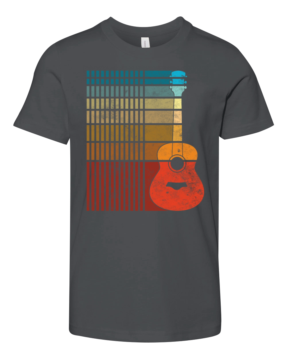 70s Retro Vintage Guitar Music Youth Unisex Jersey Tee