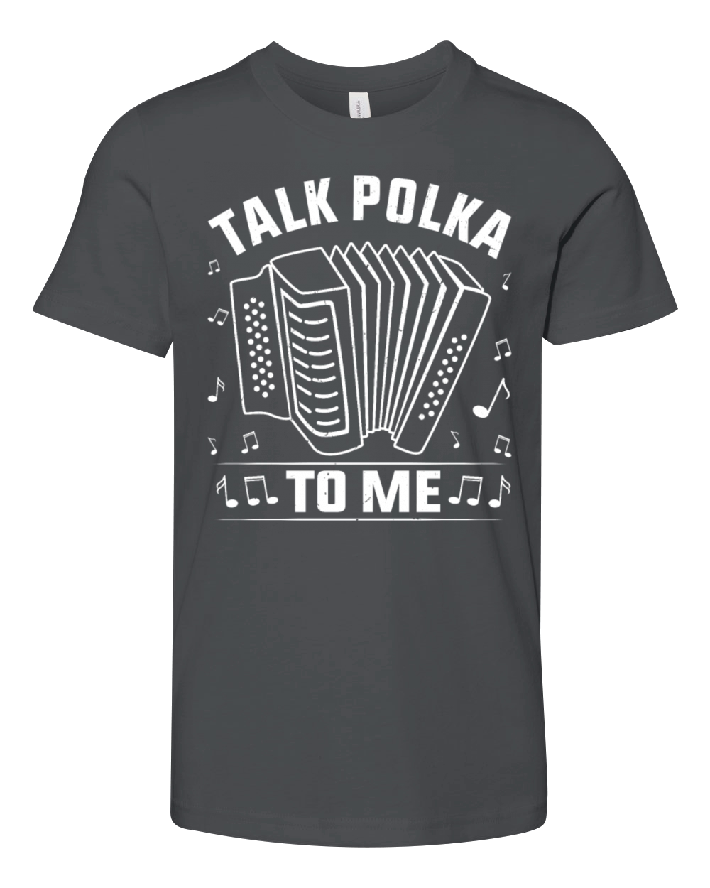 Funny Polka Dance Design for a Polka Muscian Youth Unisex Jersey Tee