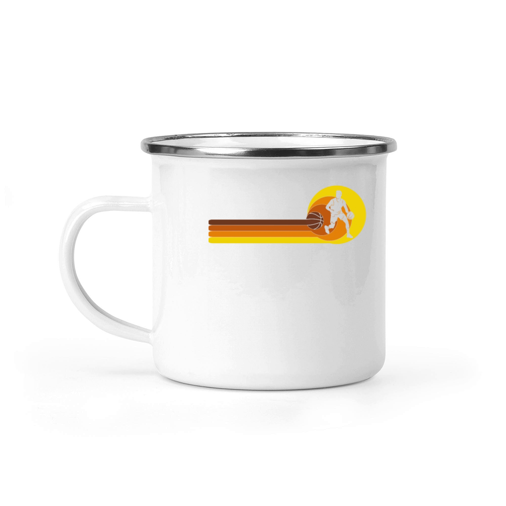 Basketball-Player Vintage 70s 80s Years Birthday Camping Mug