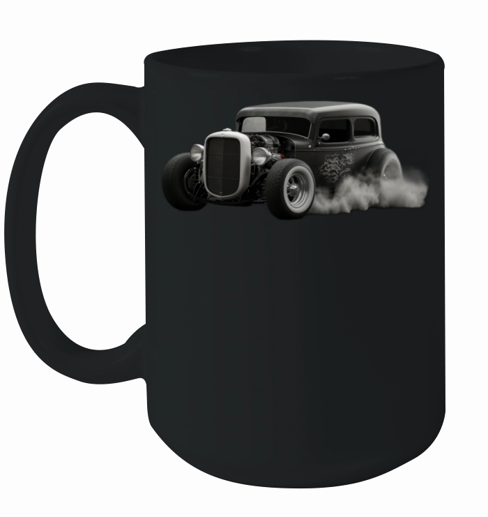 Hot Rod Vintage Ceramic Mug