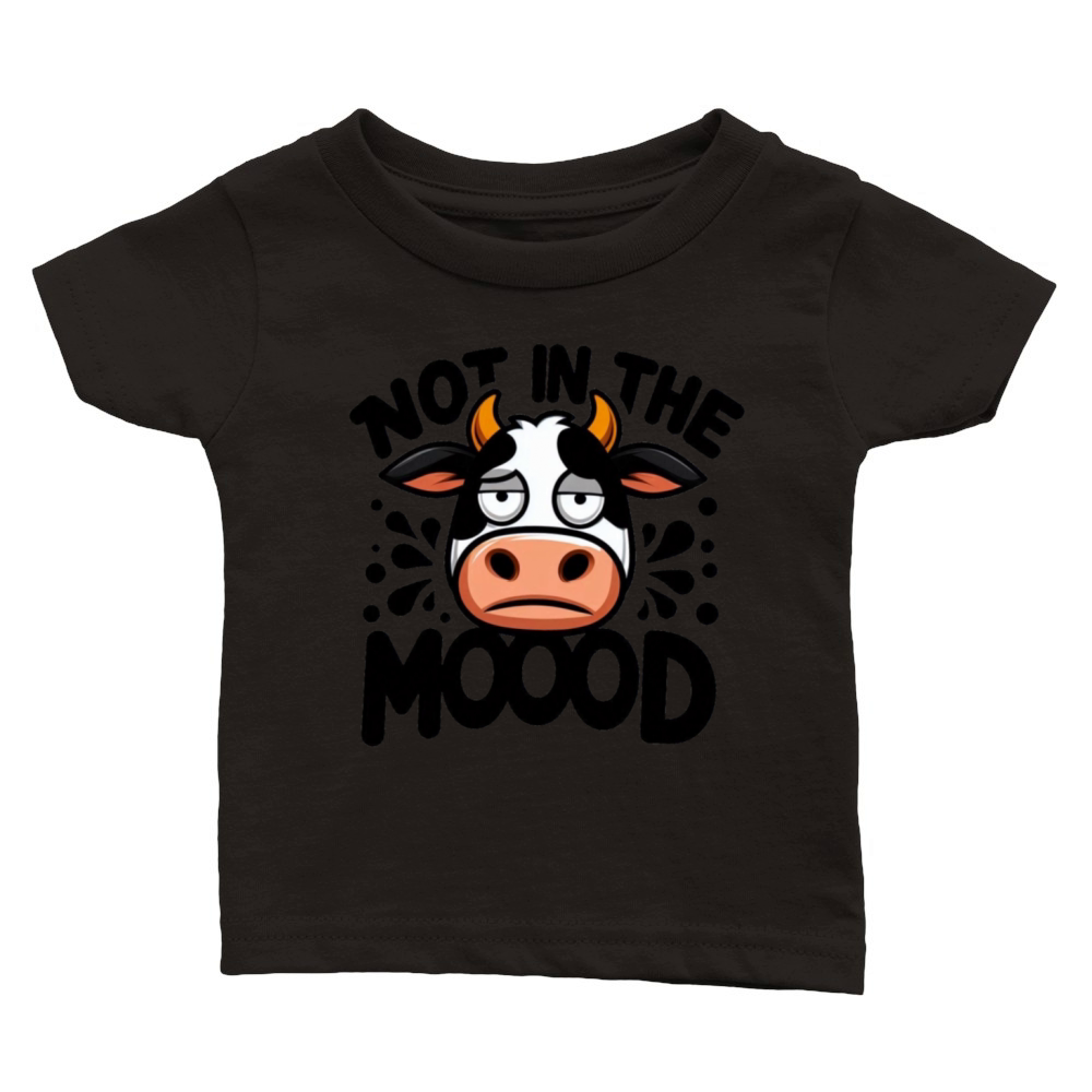 Not In The Moood Classic Baby Crewneck T-shirt
