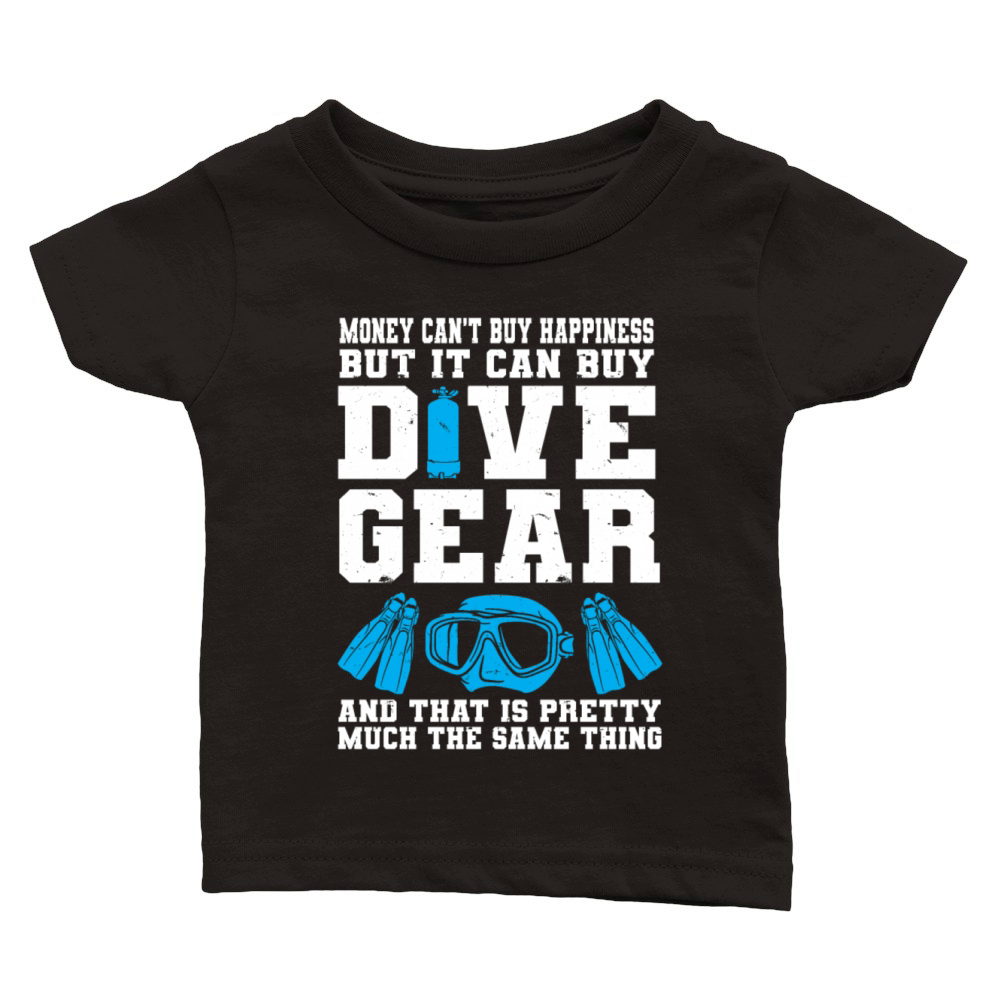 Scuba Diving Diver Classic Baby Crewneck T-shirt