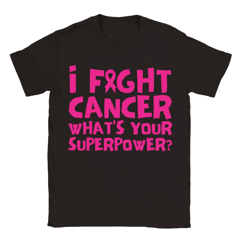 I Fight Cancer Whats Your Superpower Classic Kids Crewneck T-shirt