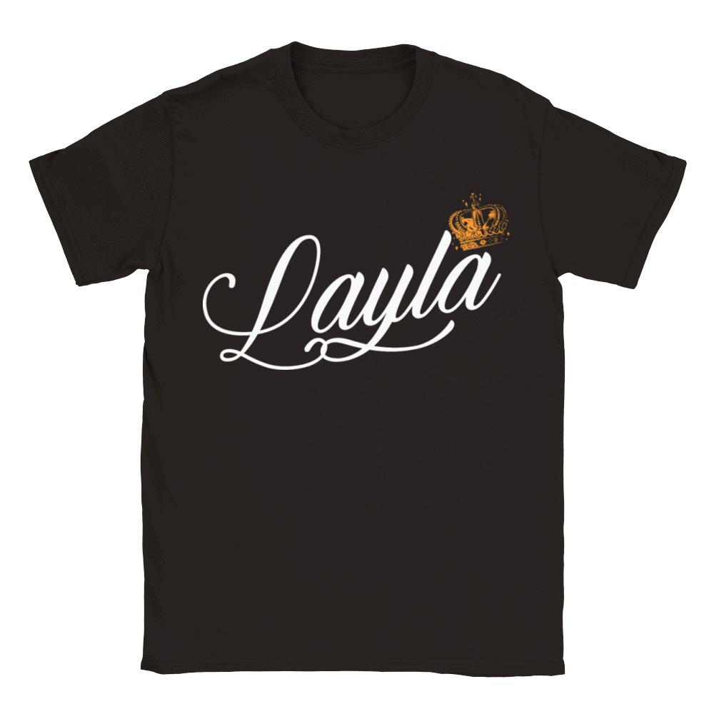 Layla Name for Women Kids Toddlers - Layla Custom Classic Kids Crewneck T-shirt
