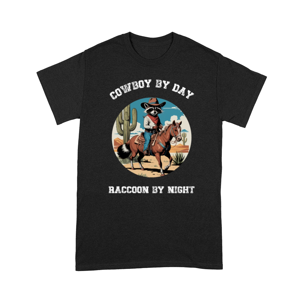 Vintage Racoon Cowboy Western Comfort T-shirt