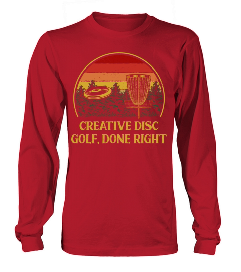 Creative Disc Golf Done Motivational Quote Golfer Long sleeved Unisex