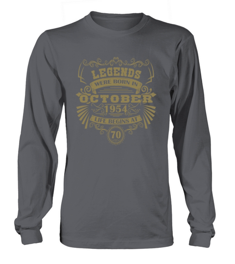 Legends born October 1954 vintage Western Long sleeved Unisex