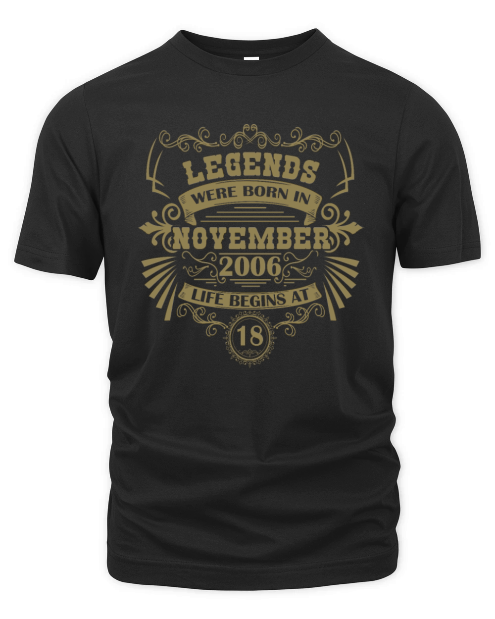 18th birthday legends born November 2006 Organic Unisex T-shirt