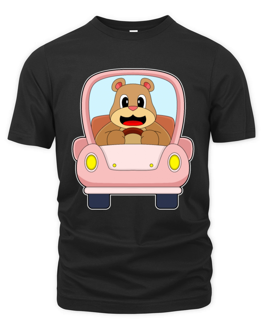 Bear Car Organic Unisex T-shirt