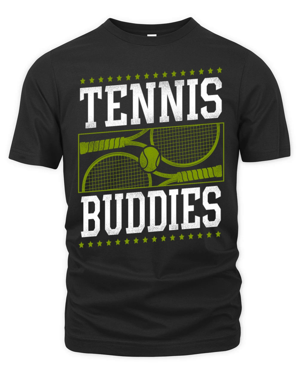 Funny Tennis Player Racket Besties Organic Unisex T-shirt
