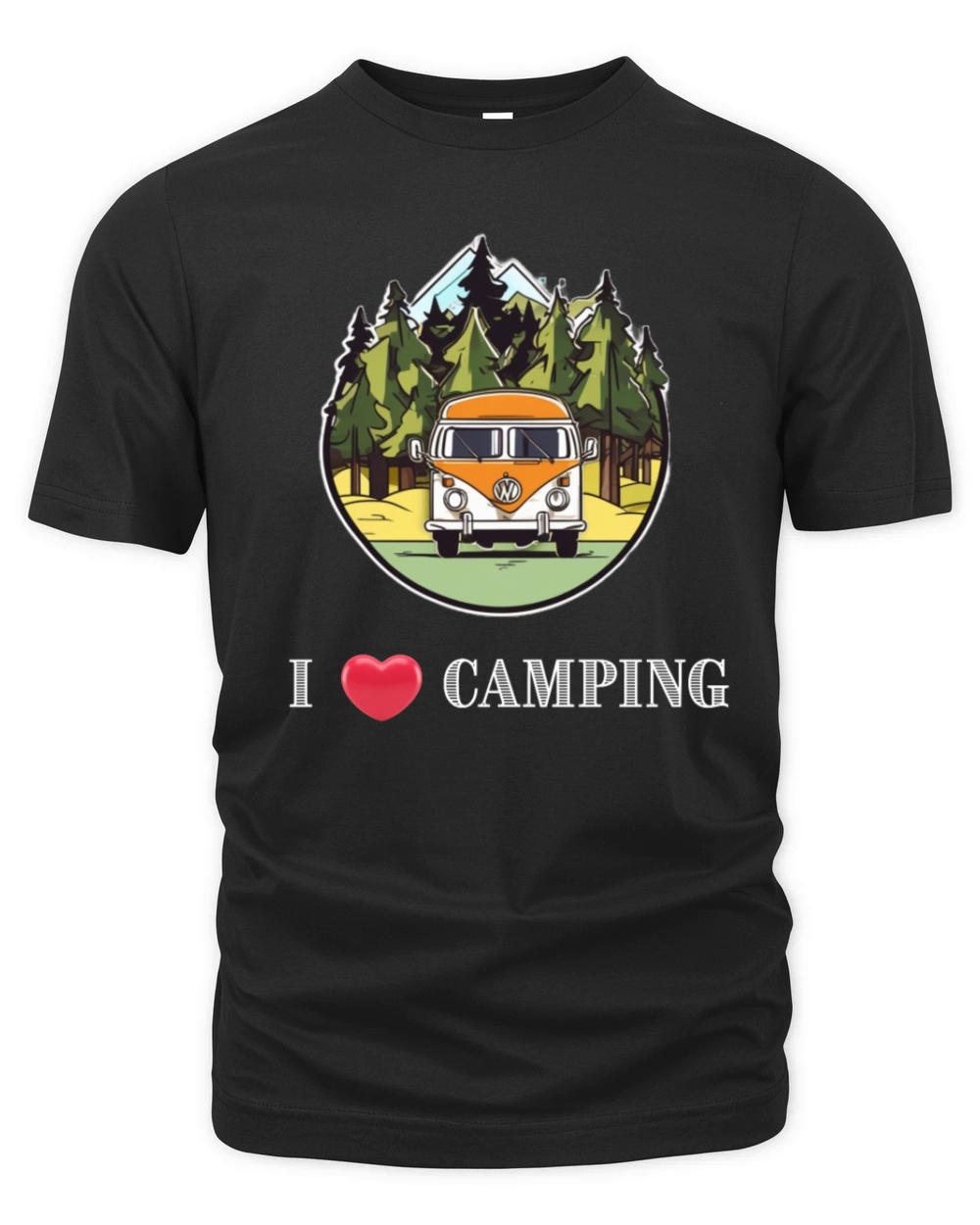 i love camping Organic Unisex T-shirt
