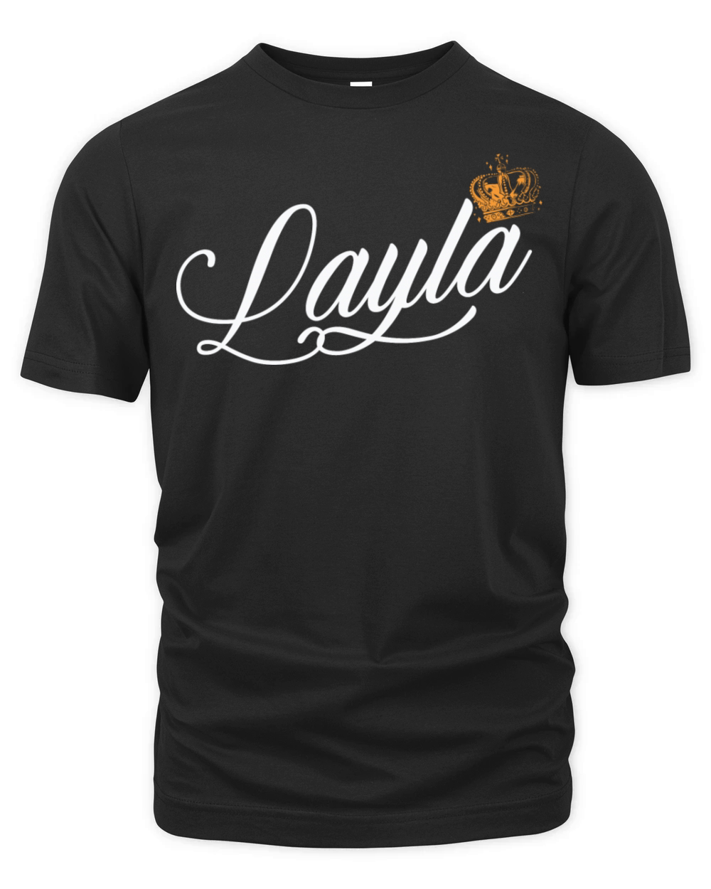 Layla Name for Women Kids Toddlers - Layla Custom Organic Unisex T-shirt