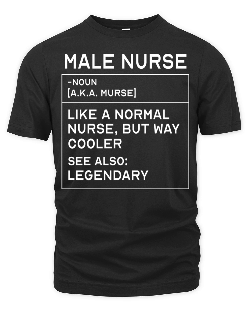 Male Nurse Definition Registered Nurse For Men Organic Unisex T-shirt