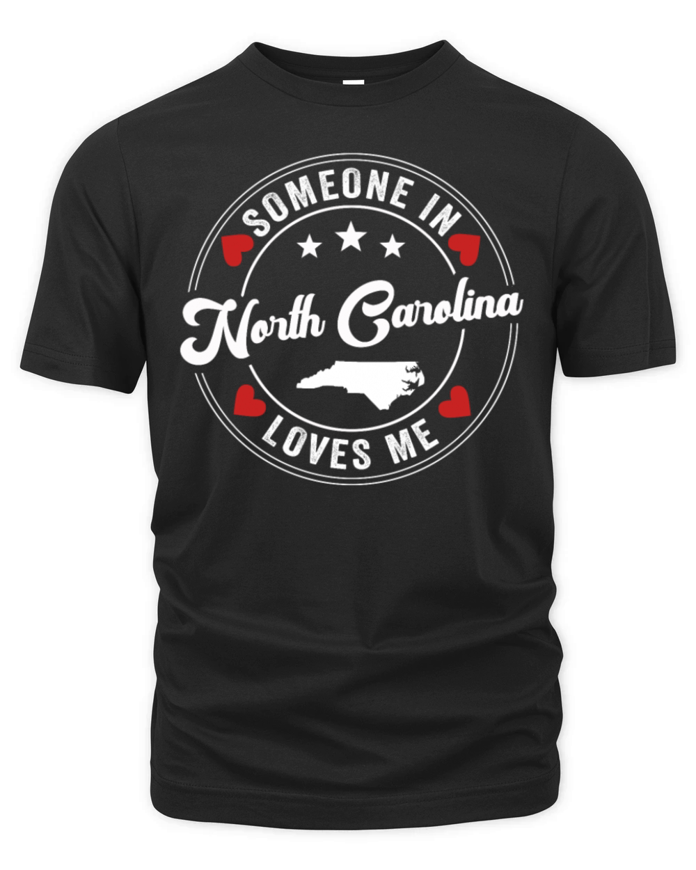 Someone In North Carolina Loves Me Organic Unisex T-shirt