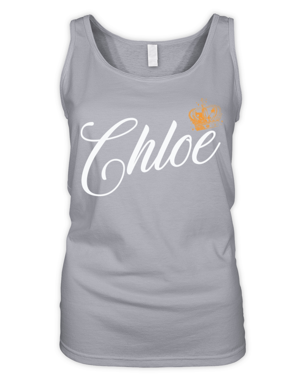 Chloe Custom Name for Women Kids Toddlers - Chloe Organic Women's Tank Top